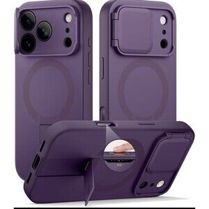 SURITCH for iPhone 17 Pro Protective Case 6.3" Camera Control Cover Dark Purple